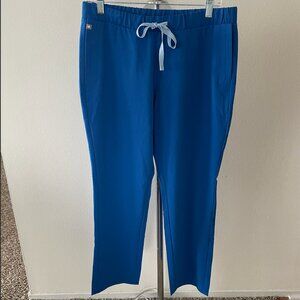 NWOT FIGS WOMEN'S TONOTA PANTS--SIZE SMALL--ROYAL BLUE